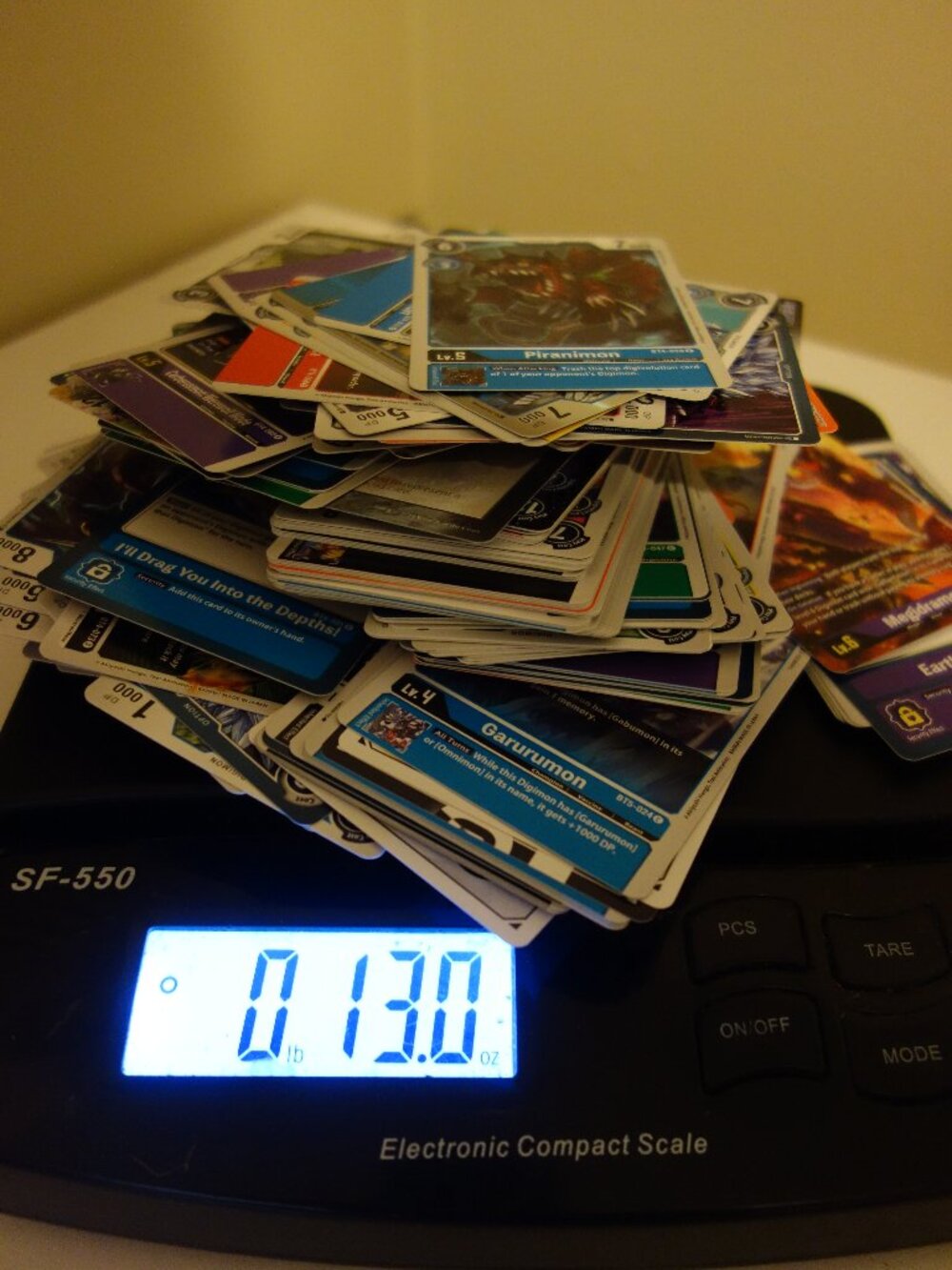 13 ounces of DIGIMON Card Game Cards
